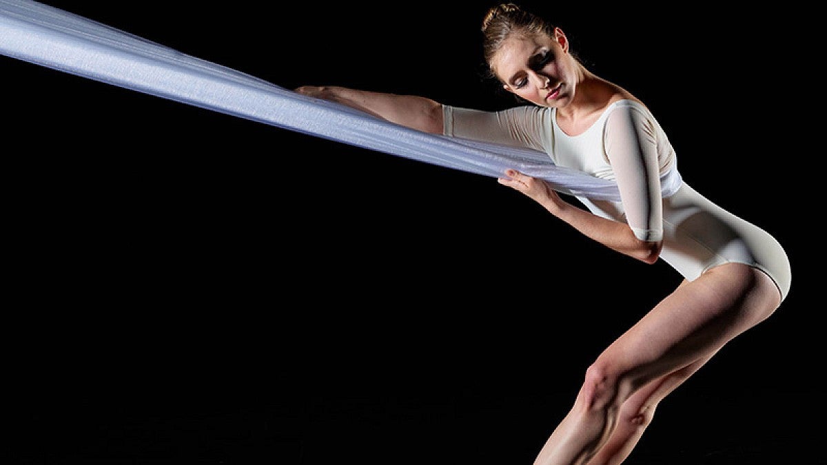 Ballet dancer performing in the "Celebration of the Uncommon Woman" program