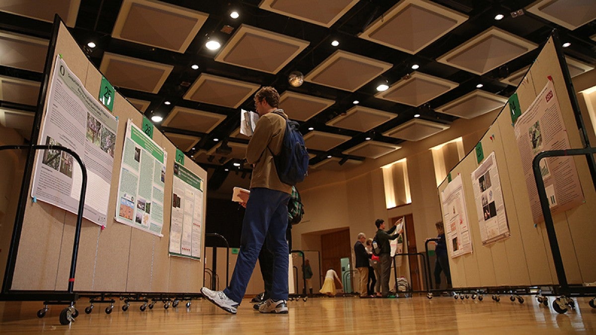 A previous symposium poster session
