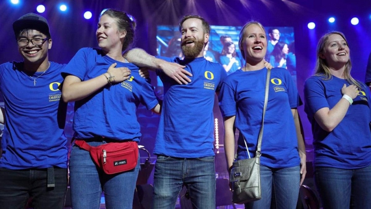 Members of the UO Chamber Choir