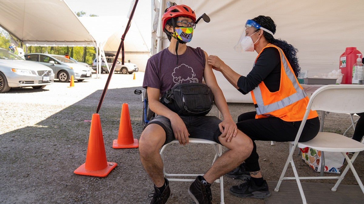 COVID-19 vaccine clinic