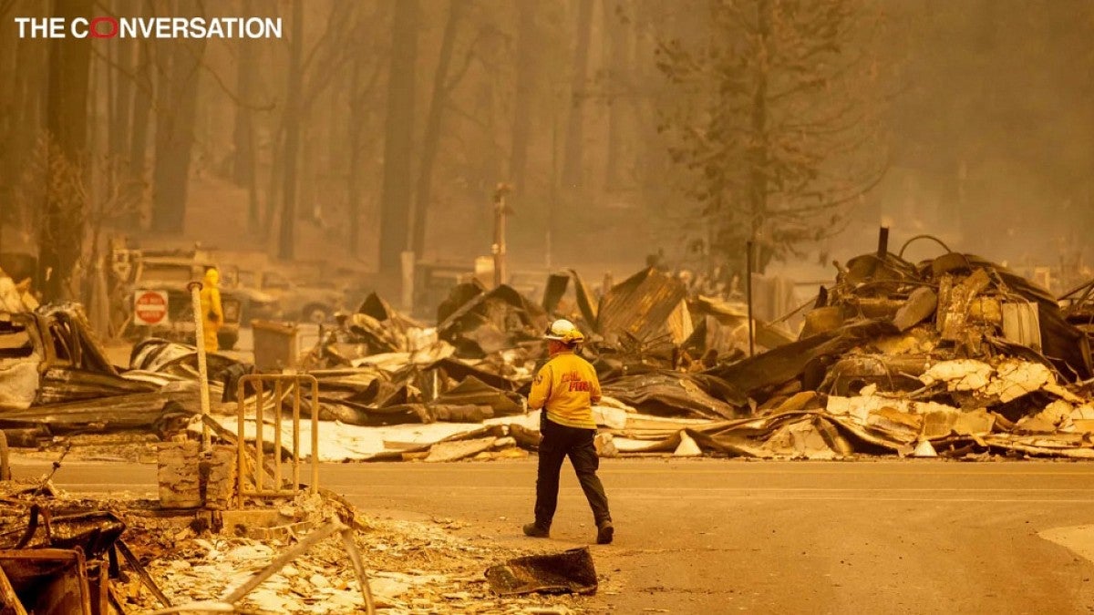 Dixie Fire scene