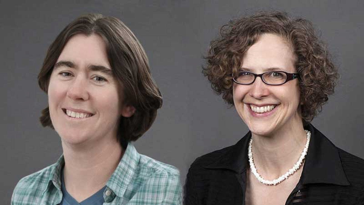 Williams Fellows Samantha Hopkins and Julie Voelker-Morris