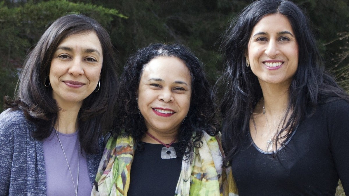 Claudia Holguín, Michelle McKinley and Anita Chari