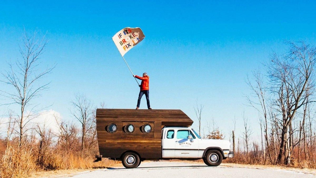 The Worn Wear tour truck