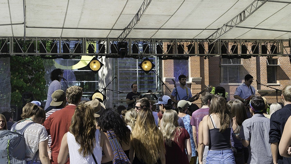 A performance at the Willamette Valley Music Festival