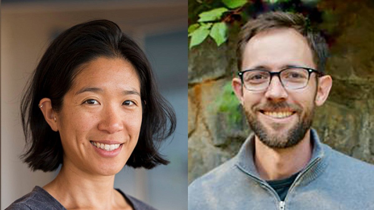 Tien-Tien Yu (left) and Scott Hansen
