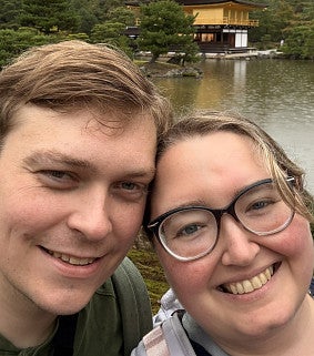 Katie Harsh and her partner