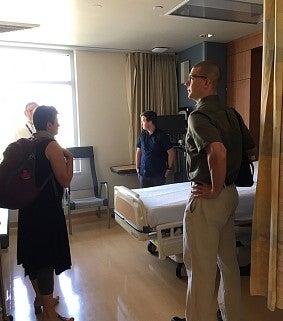 Kevin Van Den Wymelenberg at hospital