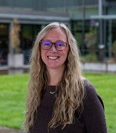 Sara Schmitt outside 