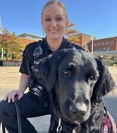 UOPD Officer Rebekah Galick and Daisy