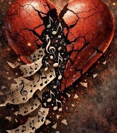 Opera and love heart