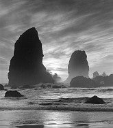 The Needles at Cannon Beach by Ray Atkeson