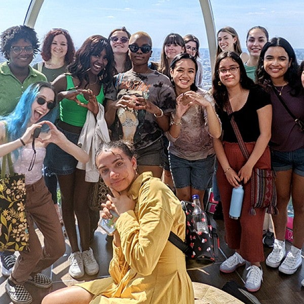 PathwayOregon student on the London Eye