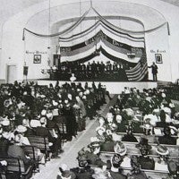 The top-floor auditorium in Villard Hall in 1892