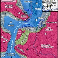 Map shows the area 5-million-plus years ago 