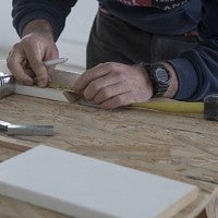Measuring baseboards