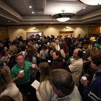 Packed ballroom