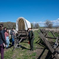 Kate Kunkel-Patterson, lead interpretive ranger, addressed the class at the Whitman Mission National Historical Site.