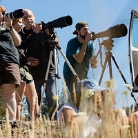 Students with cameras