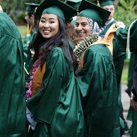 Scene from 2016 commencement ceremony