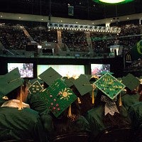 Scene from 2016 commencement ceremony