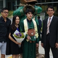 Scene from 2016 commencement ceremony