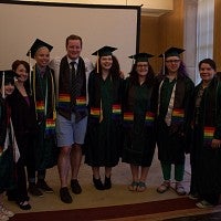 Scene from 2016 commencement ceremony