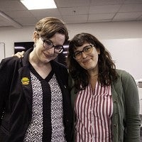 UO Librarians Franny Gaede and Kate Thornhill