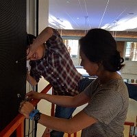 Installing LED screens