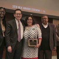 Award winner Rosa Chavez (center)