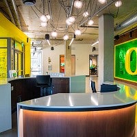 Reception desk