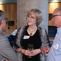 Sarah Nutter with guests