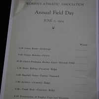 Track meet program