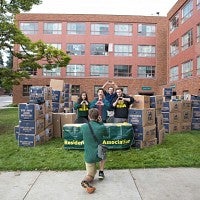 Move-in day scenes