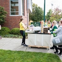 Move-in day scenes