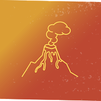 Volcano icon